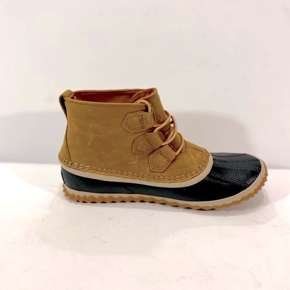 New Sorel Women’s Out N' About Leather Duck Boots - Picture 12 of 15